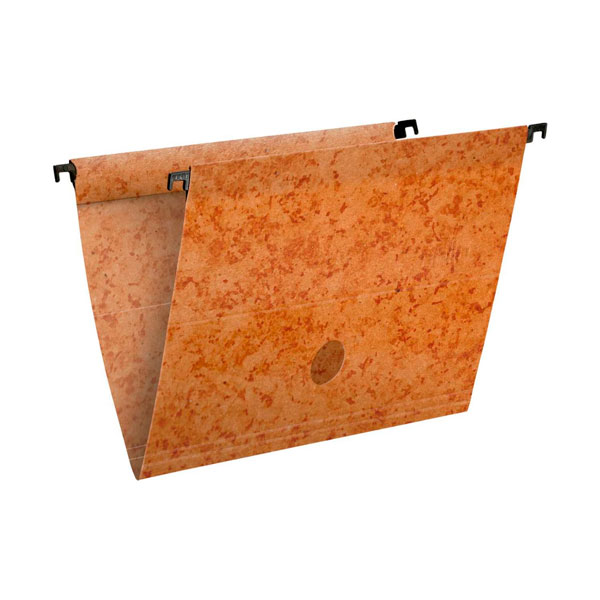 Pasta Suspensa MarmoDello Plastificada 360x240mm Marmorizado Castanho