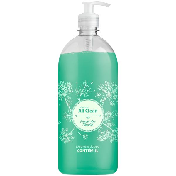 Sabonete Líquido Perolado Erva Doce Frescor da Manhã All Clean 1L 1 UN Audax