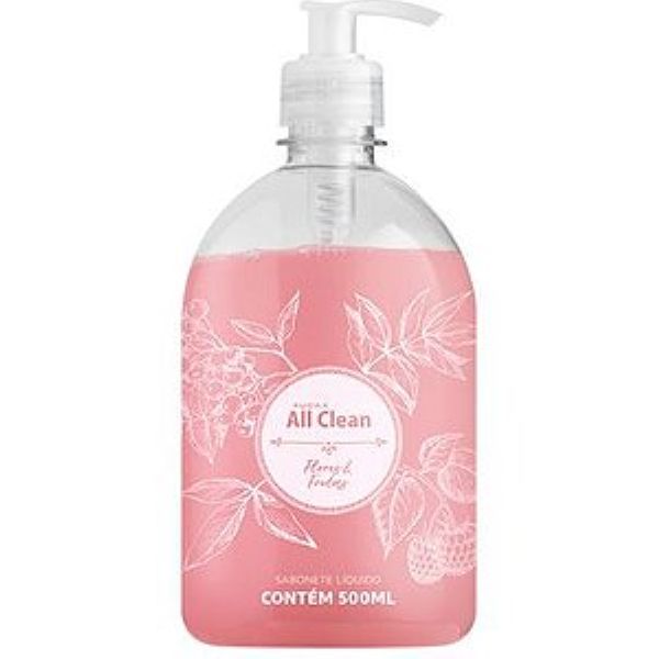Sabonete Líquido Perolado All Clean Flores e Frutas 500ml 1 UN Audax