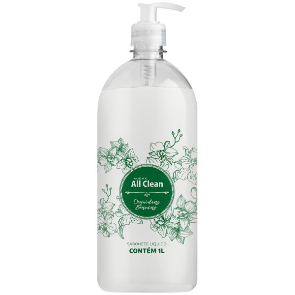 Sabonete Líquido Perolado All Clean Orquídeas Brancas 1L 1 UN Audax