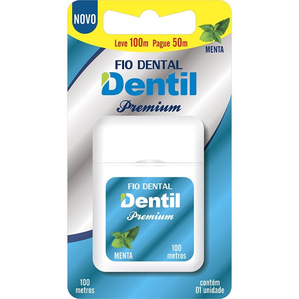 Fio Dental Premium Leve 100M Pague 50M 1 UN Dentil