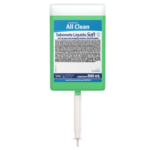 Sabonete Líquido Erva Doce Soft All Clean 800ml 1 UN Audax