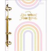 Caderno Argolado Cartonado Colegial Happy 160 Folhas 160 FL 1 UN Tilibra