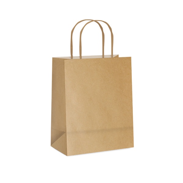 Sacola Papel Kraft M 26x19,5x9,5  1 UN Packpel