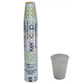 Copo Descartável 300ml Branco PT com 100 UN Kerocopo