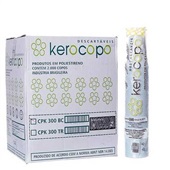 Copo Descartável Branco 300ml CX 2000 UN Kerocopo