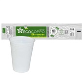 Copo Plástico Biodegradável 200ml Transparente PT 100 UN Ecocoppo Gree