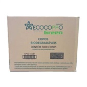 Copo Plástico Biodegradável 50ml Transparente CX 5000 UN Ecocoppo Gree