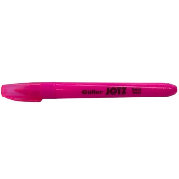 Pincel Marca Texto Jotz Rosa 1 UN Goller