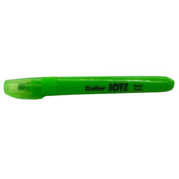 Pincel Marca Texto Jotz Verde 1 UN Goller