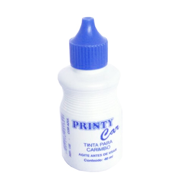 Tinta para Carimbo Azul 40ml 1 UN Carbrink