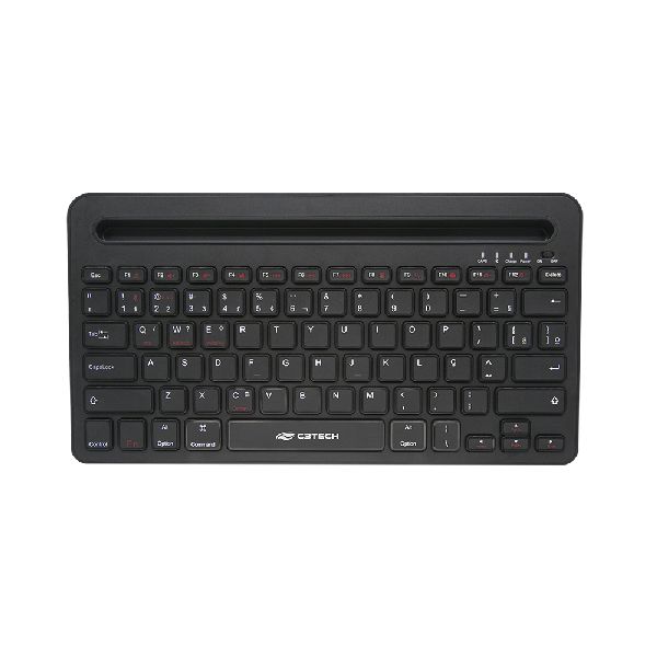 Teclado Sem Fio Bluetooth Multi Device K-bt100bk Preto C3tech