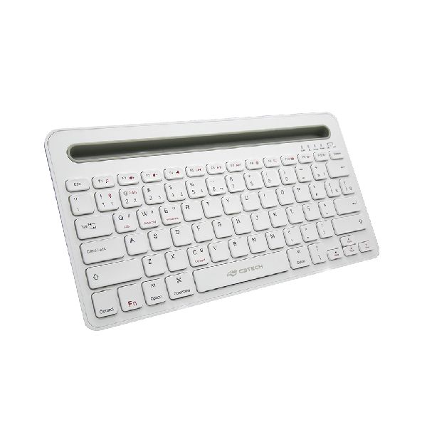 Teclado Sem Fio Bluetooth Multi Device K-bt100wh Branco C3tech