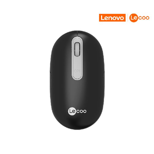 Mouse Sem Fio Recarregável Ws207 Preto Lecoo