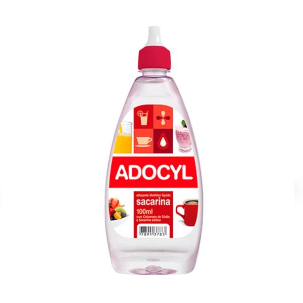 Adoçante Sacarina 100ml 1 UN Adocyl
