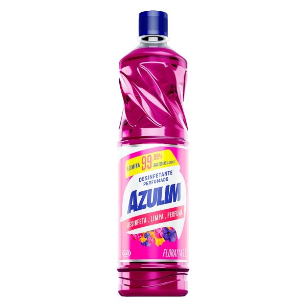 Desinfetante de Uso Geral Florata 1L 1 UN Azulim