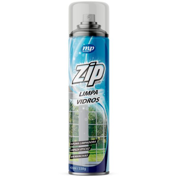 Limpa Vidro em Spray 400ml 1 UN Zip