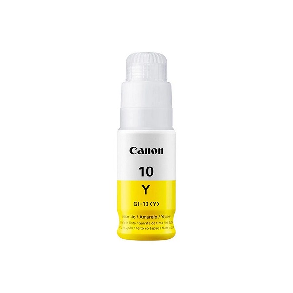Refil de Tinta GI-10 Y Amarelo 70ml 1 UN Canon