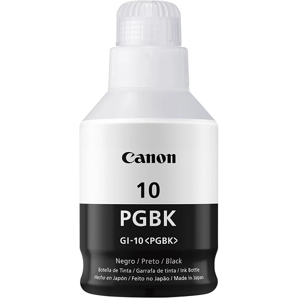 Refil de Tinta GI-10 PGBK Preto 170ml 1 UN Canon