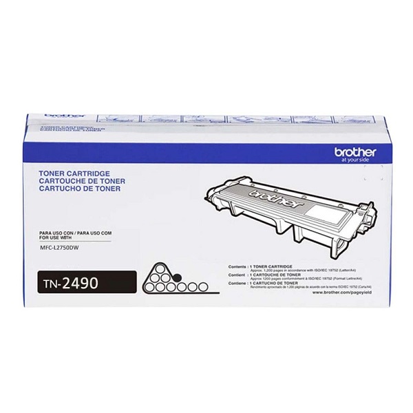 Toner Preto TN2490 1 UN Brother