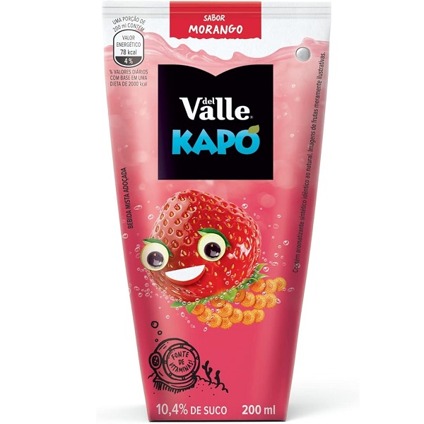 Suco de Morango 200ml 1 UN Kapo