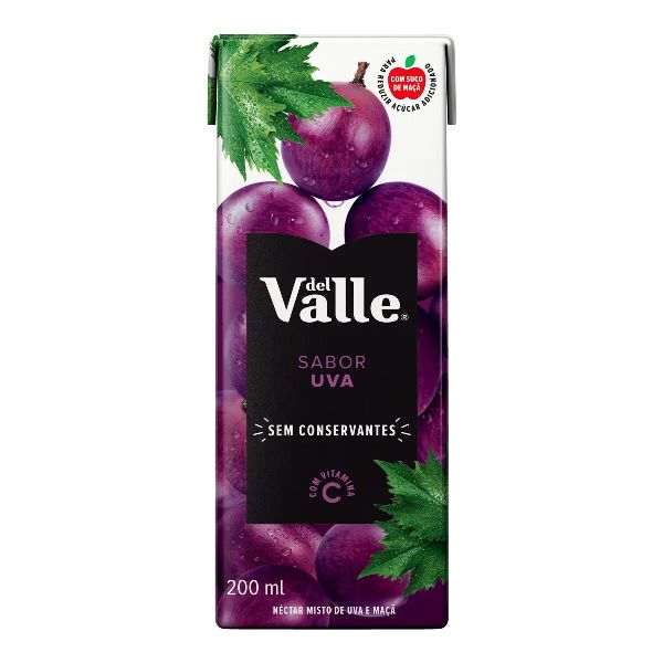 Suco Néctar de Uva 200ml 1 UN Del Valle