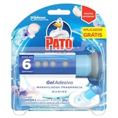 Desodorizador Sanitário Gel Adesivo Marine com 6 Discos e Aplicador 1