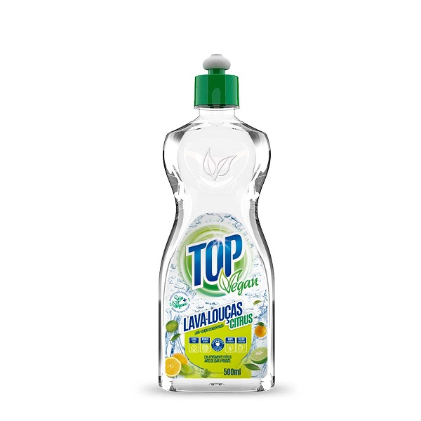 Lava-Louças Citrus 500ml 1 UN TOP VEGAN