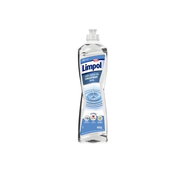 Detergente Concentrado em Gel Cristal 400g 1 UN Limpol
