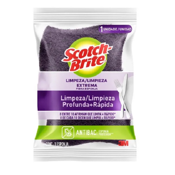 Esponja para Limpeza Extrema 1 UN Scotch Brite