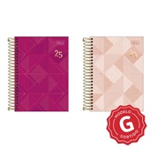 Agenda 2025 Espiral Spot Feminina Capas Sortidas 12,9x18,7cm 200 FL 1