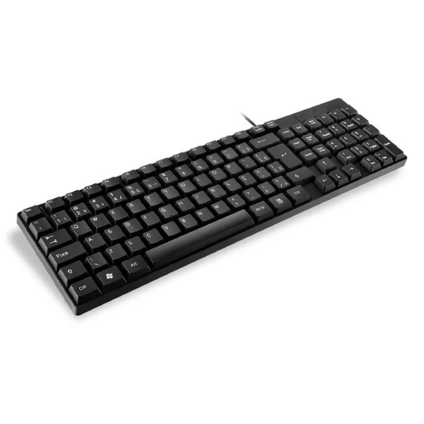 Teclado com Fio Compacto Preto TC193BU 1 UN Multi