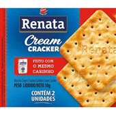 Biscoito Cream Cracker Sachê 10g CX 180 UN Renata