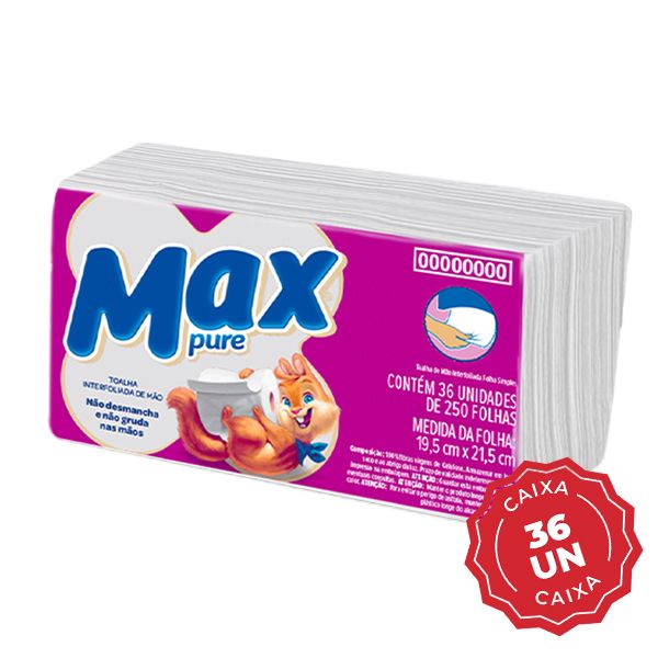 Papel Toalha Interfolha 2 Dobras Folha Simples 21,5x19,5  C/9000 FL CX