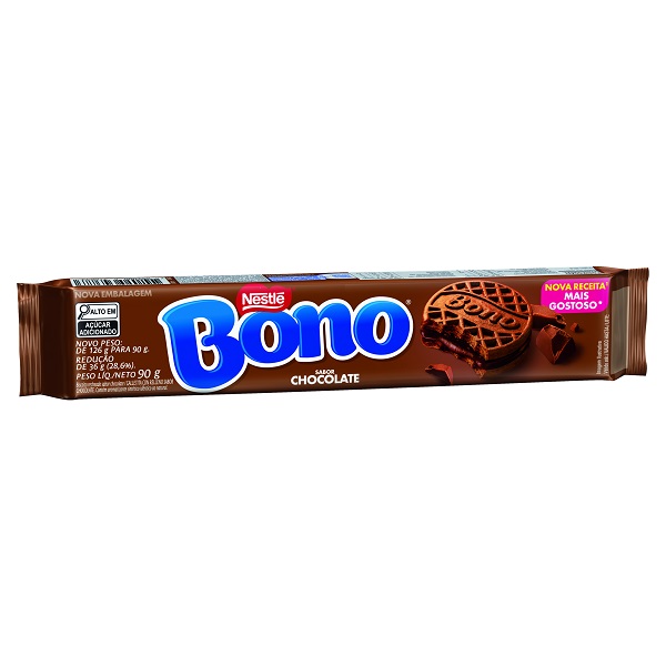 Biscoito Recheado Sabor Chocolate 90g 1 UN Bono
