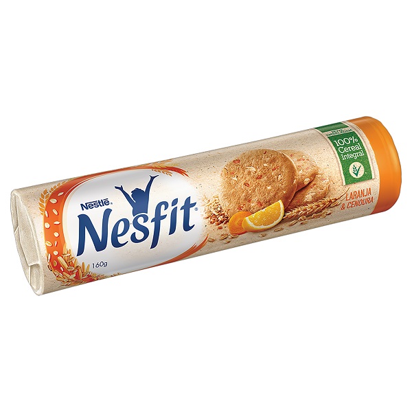 Biscoito Nesfit Laranja e Cenoura 140g 1 UN Nestlé