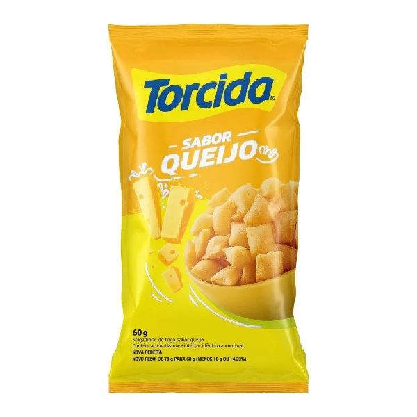 Salgadinho Torcida Queijo 60g 1 UN Torcida