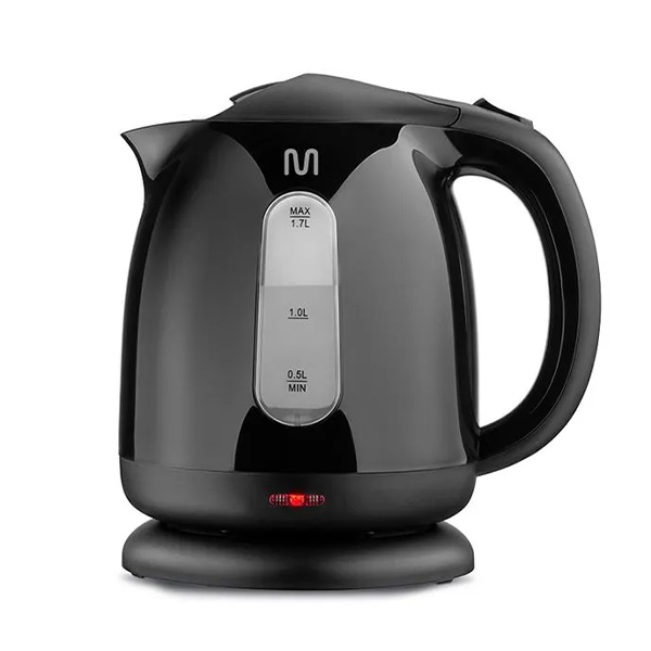 Chaleira Elétrica com Base Removível BE024 220v 1,7L Preto 1 UN Multi