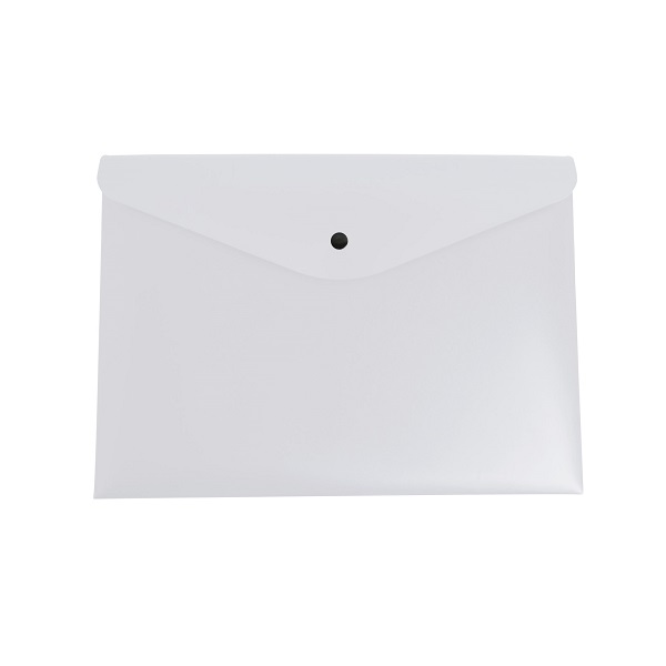 Pasta Envelope A4 Horizontal com Botão Cristal 1 UN Dello