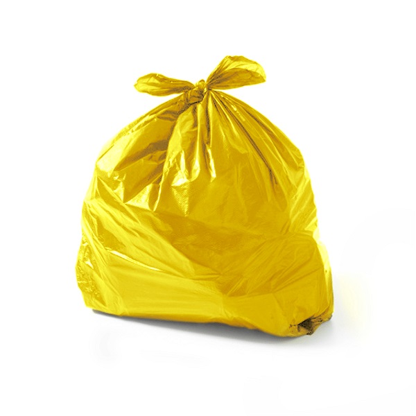Saco de Lixo Reforçado 300L Amarelo 110x130cm PT 100 UN Plastjoia