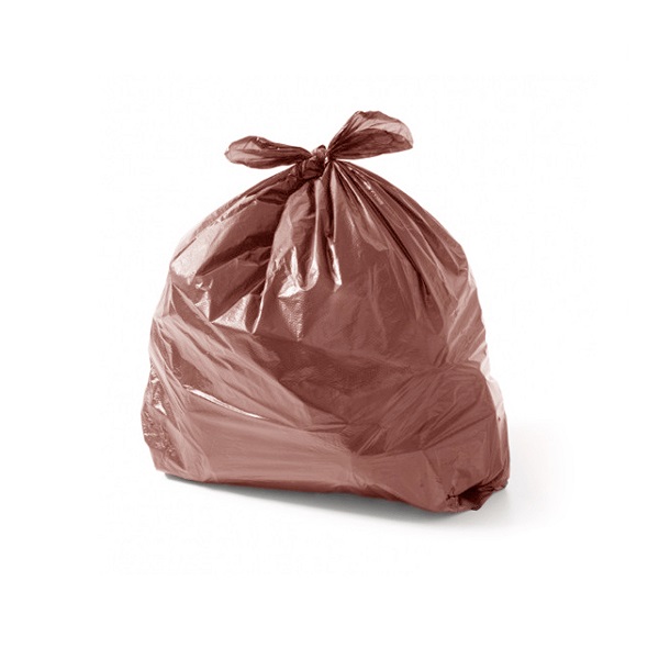 Saco de Lixo Reforçado 300L Marrom 110x130cm PT 100 UN Plastjoia