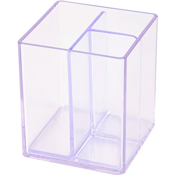 Organizador de Mesa com Divisória Modular Cristal 1 UN Waleu