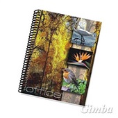 Caderno Espiral Capa Dura 1/4 200 FL Estampa Sortida 1 UN Brimpress