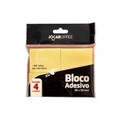 Bloco de Notas Adesivo 38x50mm 4 UN 100 FL Jocar