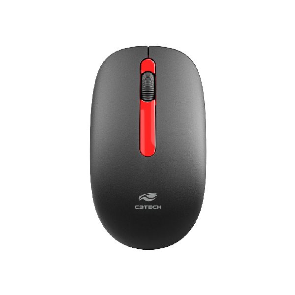 Mouse sem Fio Vermelho M-W15RBK 1 UN C3tech