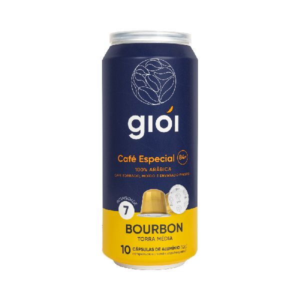 Cápsula de Café em Lata Bourbon CX 10 UN Gioi