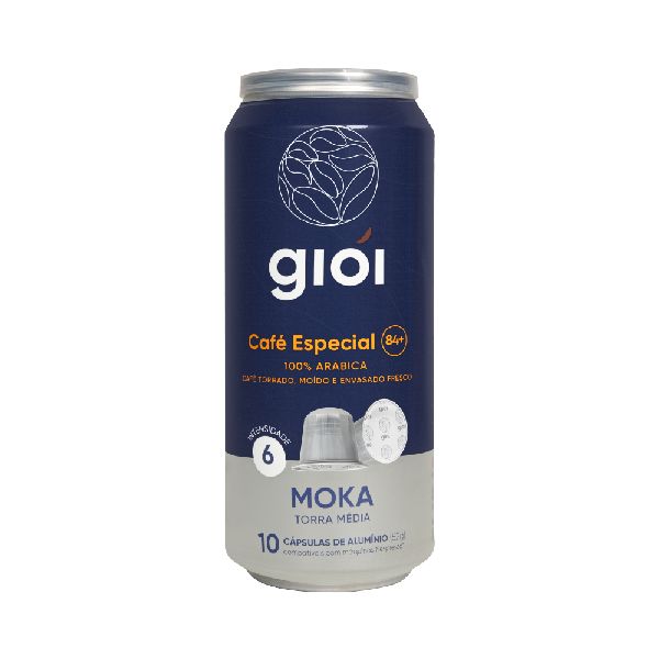 Cápsula de Café em Lata Moka CX 10 UN Gioi