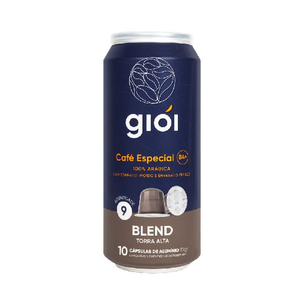 Cápsula de Café em Lata Blend Torra Alta CX 10 UN Gioi