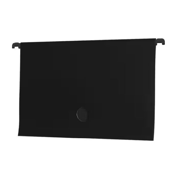 Pasta Suspensa Ofício PP Preto Plástica PT 6 UN Plascony