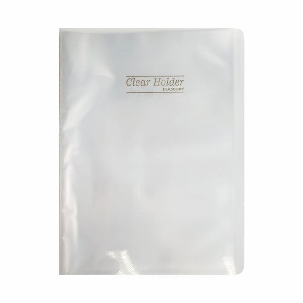 Pasta Catálogo Ofício com 30 Envelopes Plástica Cristal Clear Hold 1 UN Plascony